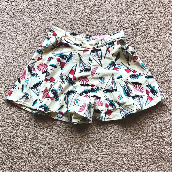 Bettie Page Pants - Sailboat skort